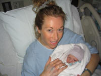 Alicia holding Damon